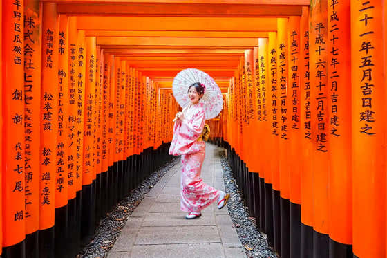 Private Tour Arashiyama Sagano Train, Nara Park, Fushimi Inari Taisha Tour from Osaka