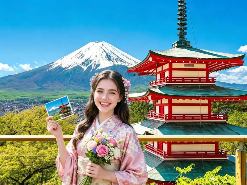 Mt. Fuji, Chureito Pagoda, Kawaguchiko & Oshino Hakkai from Tokyo
