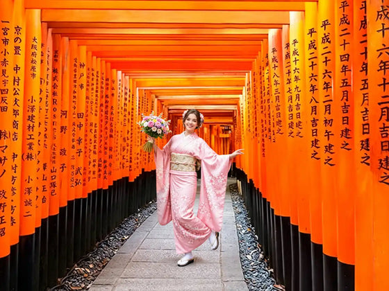 Nara, Fushimi Inari Taisha & Arashiyama from Kyoto/Osaka