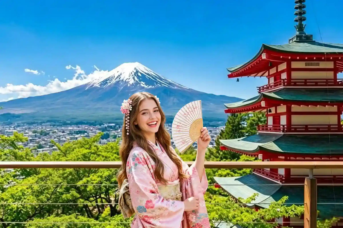 Mt. Fuji Day Tour: Saiko Iyashi-no-Sato, Kawaguchiko & Chureito Pagoda from Tokyo