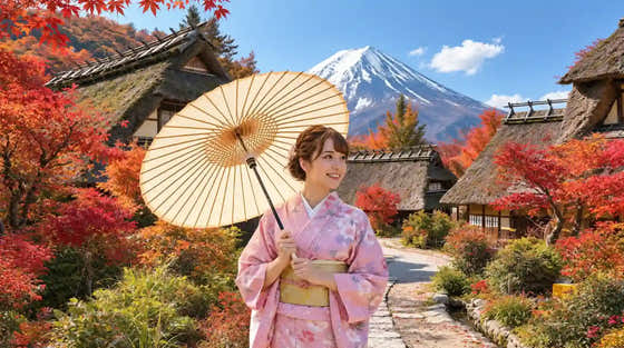 Private Mt. Fuji Day Tour: Saiko Iyashi-no-Sato & Kawaguchiko from Tokyo